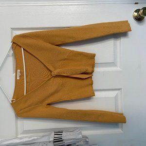 LA Hearts Front Tie Sweater